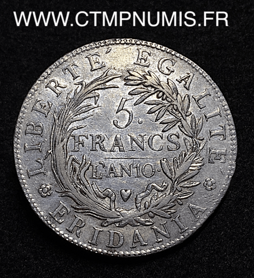 ,GAULE,SUBALPINE,5,FRANCS,ARGENT,AN,10,TURIN,