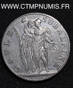 ,GAULE,SUBALPINE,5,FRANCS,ARGENT,AN,10,TURIN,