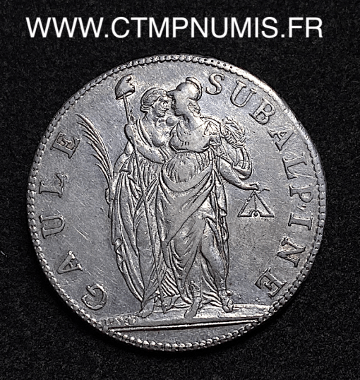 ,GAULE,SUBALPINE,5,FRANCS,ARGENT,AN,10,TURIN,