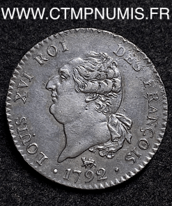 ,30,SOLS,ARGENT,CONTITUTION,1792,PARIS,