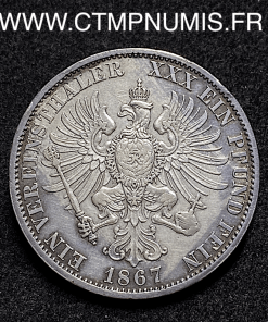 ,PRUSSE,1,VEREINSTHALER,ARGENT,1867,