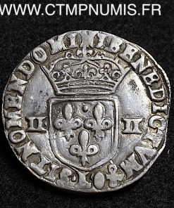 ,ROYALE,HENRI,IV,1/4,ECU,ARGENT,1609,BAYONNE,