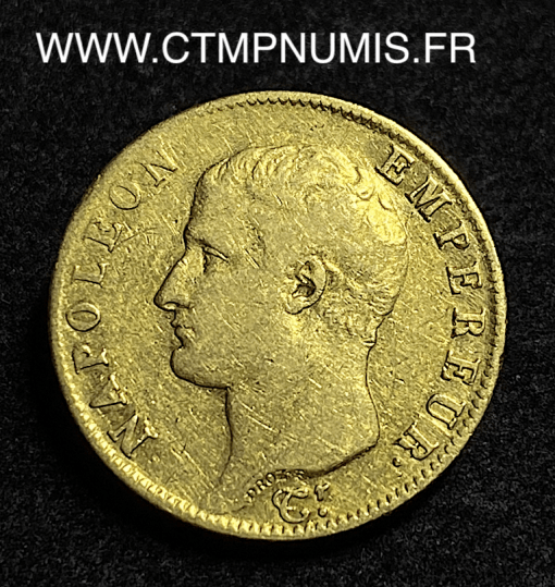 ,MONNAIE,REPUBLIQUE,NAPOLEON,EMPEREUR,20,FRANCS,OR,AN,14,A,PARIS,