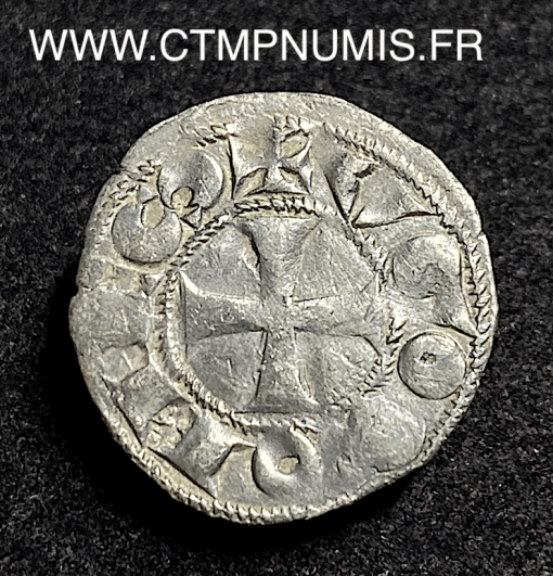 ,MONNAIE,FEODALE,LA,MARCHE,DENIER,ARGENT,HUGUES,IX,X,ETOILE,FIN,DE,LEGENDE,