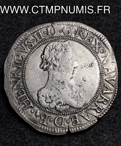 ,FEODALE,BEARN,FRANC,ARGENT,HENRI,II,NAVARRE,1582,PAU,