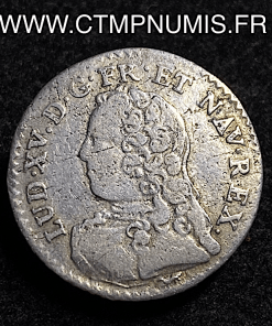 ,MONNAIE,ROYALE,LOUIS,XV,1/20,ECU,ARGENT,AUX,LAURIERS,1726,PARIS,