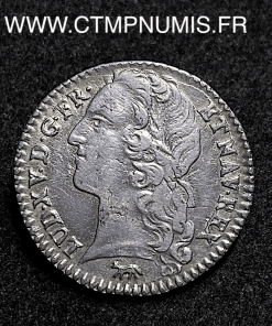 ,MONNAIE,ROYALE,LOUIS,XV,1/10,ECU,ARGENT,AU,BANDEAU,1745,PARIS,