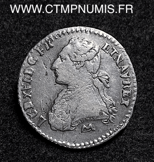 ,MONNAIE,ROYALE,LOUIS,XVI,1/10,ECU,ARGENT,1777,N,MONTPELLIER,