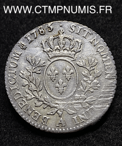 ,ROYALE,LOUIS,XVI,1/5,ECU,ARGENT,1778,PARIS,