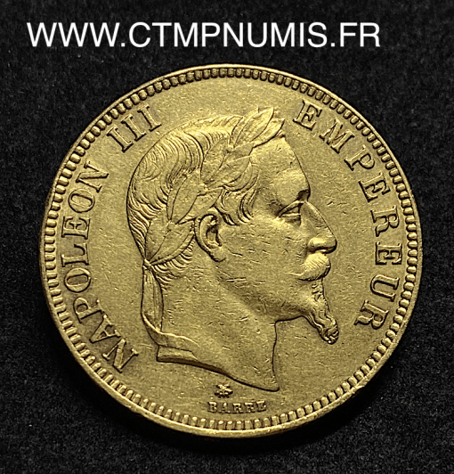 ,MONNAIE,EMPIRE,100,FRANCS,OR,NAPOLEON,III,TETE,LAUREE,1864,A,PARIS,