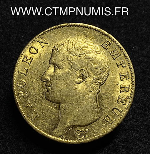 ,MONNAIE,REPUBLIQUE,40,FRANCS,OR,NAPOLEON,EMPEREUR,AN,13,A,PARIS,