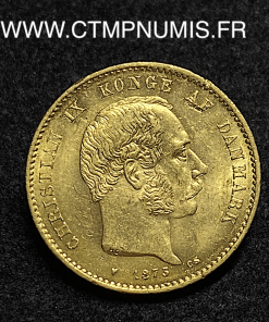 ,MONNAIE,DANEMARK,20,KRONER,OR,CHRISTIAN,IX,1873,