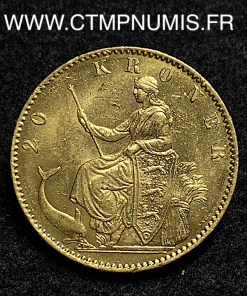 ,MONNAIE,DANEMARK,20,KRONER,OR,CHRISTIAN,IX,1873,