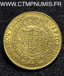 ,ESPAGNE,2,ESCUDOS,OR,CHARLES,IIII,1789,MADRID,