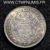 ,MONNAIES,20,CENTIMES,ARGENT,CERES,1850,K,BORDEAUX,SPL,