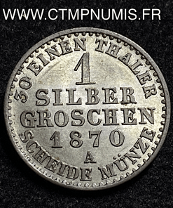 ,ALLEMAGNE,PRUSSE,1,SILBER,GROSCHEN,1870,