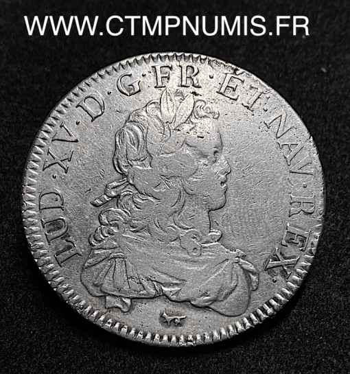 ,MONNAIE,ROYALE,LOUIS,XV,ECU,DE,FRANCE,ARGENT,1723,PARIS,