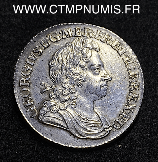 ,MONNAIE,GRANDE,BRETAGNE,1,SHILLING,ARGENT,GEORGES,I°,1723,