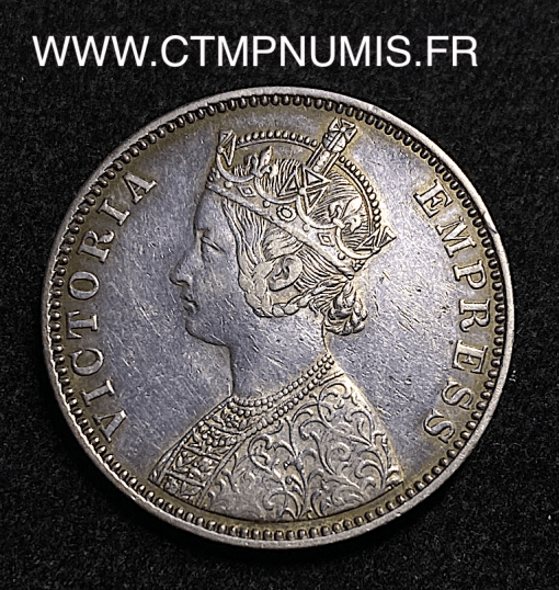 ,MONNAIE,INDES,BRITANIQUE,1,RUPEE,ARGENT,VICTORIA,1901,