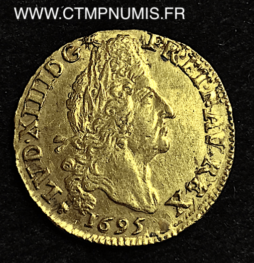 ,LOUIS,XIV,LOUIS,OR,AUX,4,L,1695,M,TOULOUSE,