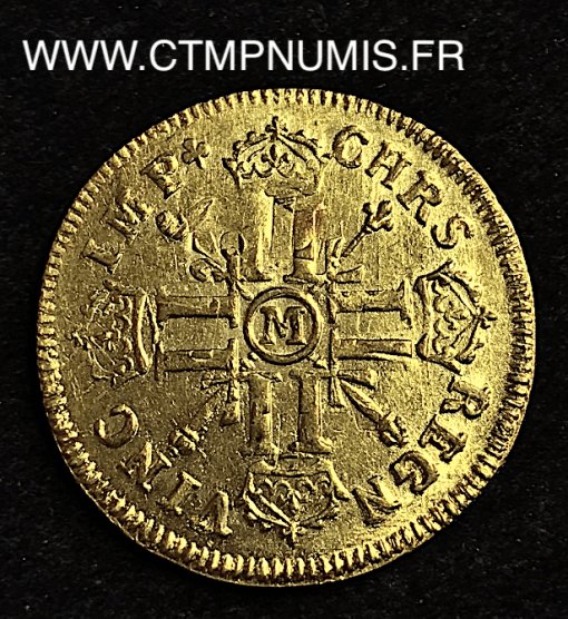 ,ROYALE,LOUIS,XIV,LOUIS,OR,AUX,8,L,ET,INSIGNES,1701,M,TOULOUSE,