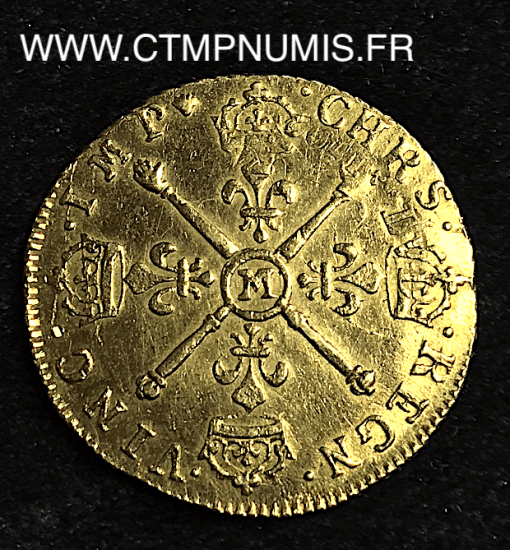 ,ROYALE,LOUIS,XIV,LOUIS,OR,AUX,INSIGNES,1705,M,TOULOUSE,