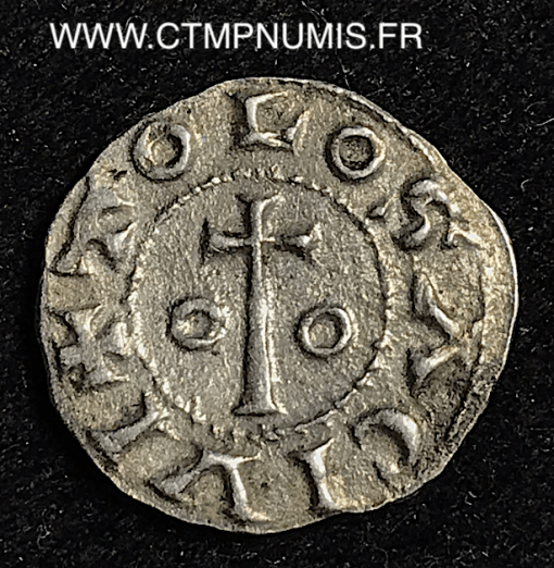 ,MONNAIE,FEODALE,OBOLE,ARGENT,LANGUEDOC,BERTRAND,TOULOUSE,