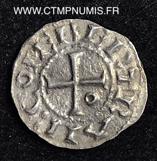 ,MONNAIE,FEODALE,OBOLE,ARGENT,LANGUEDOC,BERTRAND,TOULOUSE,