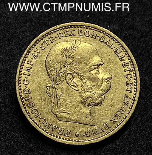 ,MONNAIE,AUTRICHE,20,CORONA,OR,FRANCOIS,1894,