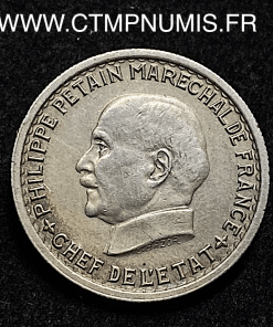 ,MONNAIE,5,FRANCS,PETAIN,1941,