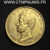 ,MONNAIE,ITALIE,SARDAIGNE,100,LIRE,OR,CHARLES,ALBERT,1832,GENES,