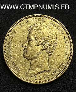 ,MONNAIE,ITALIE,SARDAIGNE,100,LIRE,OR,CHARLES,ALBERT,1835,TURIN,