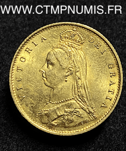 ,MONNAIE,GRANDE,BRETAGNE,1/2,SOUVERAIN,OR,VICTORIA,1887,
