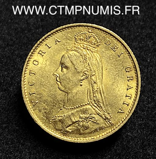 ,MONNAIE,GRANDE,BRETAGNE,1/2,SOUVERAIN,OR,VICTORIA,1887,