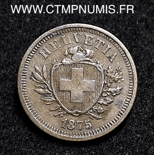 ,MONNAIE,SUISSE,1,RAPPEN,1875,CENTIME,