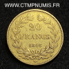 ,MONNAIE,ROYALE,20,FRANCS,OR,LOUIS,PHILIPPE,I°,1846,A,PARIS,