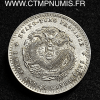 ,MONNAIE,CHINE,PROVINCE,KWANG,TUNG,20,CENTS,ARGENT,