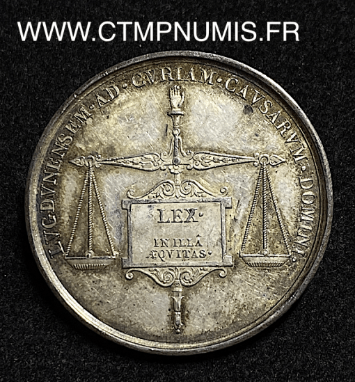 ,JETON,ARGENT,OFFICIERS,JUSTICE,LYON,1823,