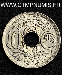 ,MONNAIE,10,CENTIMES,LINDAUER,1923,POISSY,SPL,