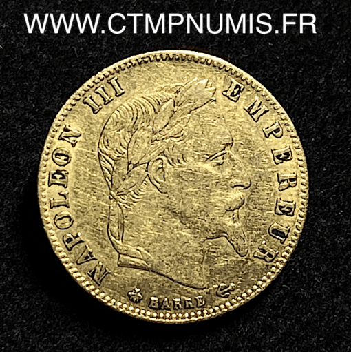 ,MONNAIE,EMPIRE,5,FRANCS,OR,NAPOLEON,1866,PARIS,