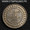 ,MONNAIE,TUNISIE,COLONIE,10,CENTIMES,FRANCAISE,1892,