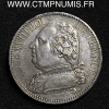 ,MONNAIE,ROYALE,LOUIS,XVIII,5,FRANCS,ARGENT,1815,W,LILLE,