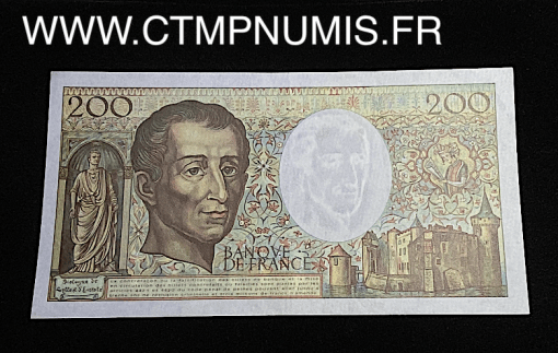 ,BILLET,200,FRANCS,MONTESQUIEU,1994,NEUF,