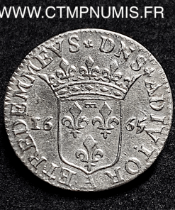 ,MONNAIE,FEODALE,DOMBES,ANNE,MARIE,LOUISE,1/12,ECU,ARGENT,1665,