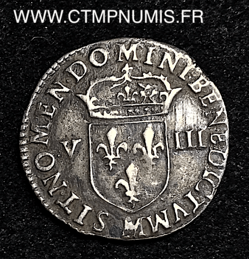 ,MONNAIE,ROYALE,LOUIS,XIII,1/8,ECU,ARGENT,1642,M,TOULOUSE,