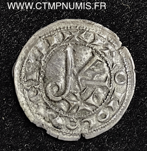 ,MONNAIE,FEODALE,LANGUEDOC,OBOLE,ARGENT,ALPHONSE,JOURDAIN,TOULOUSE,