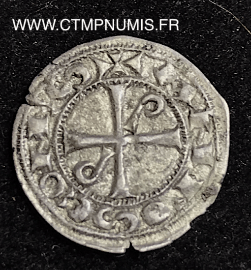 ,MONNAIE,FEODALE,LANGUEDOC,OBOLE,ARGENT,ALPHONSE,JOURDAIN,TOULOUSE,