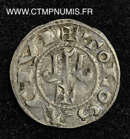 ,MONNAIE,FEODALE,LANGUEDOC,OBOLE,ARGENT,ALPHONSE,JOURDAIN,TOULOUSE,