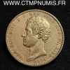 ,MONNAIE,SARDAIGNE,ITALIE,100,LIRE,OR,CHARLES,ALBERT,1835,TURIN,