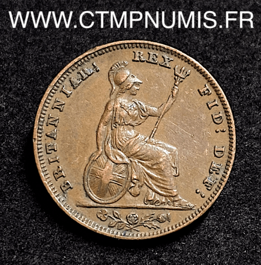 ,MONNAIE,GRANDE,BRETAGNE,FARTHING,GUILLAUME,IIII,1835,